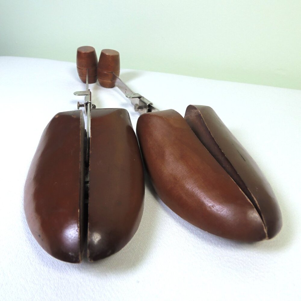 VTG Wooden Men's Shoe‎ Stretcher SZ 9 Classic Eclectic Grandpa